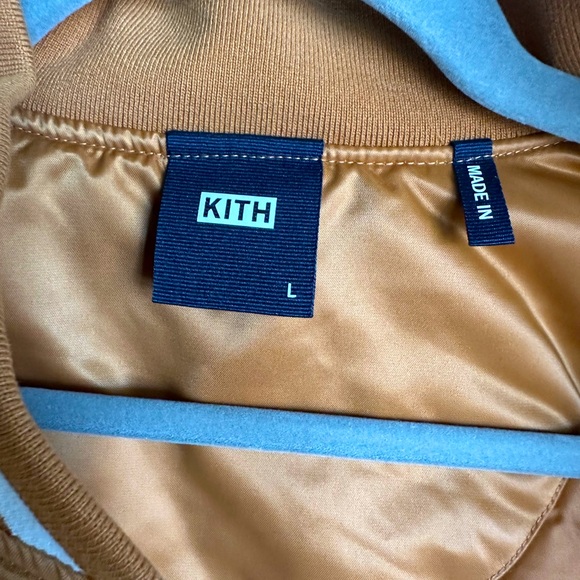 Kith Satin Bomber Jacket color Bronze size Large - Picture 5 of 8
